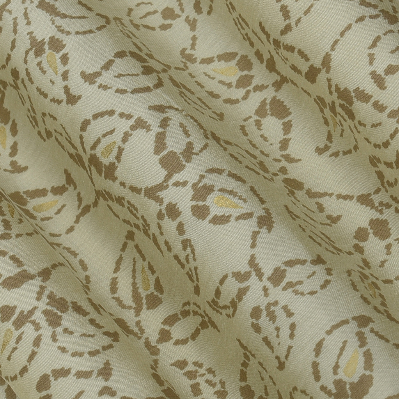 Chanderi Foil Print Fabric
