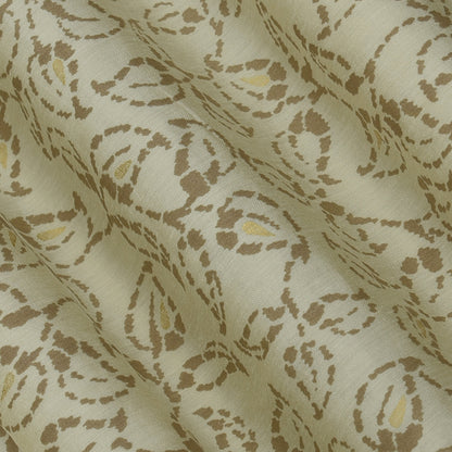 Chanderi Foil Print Fabric
