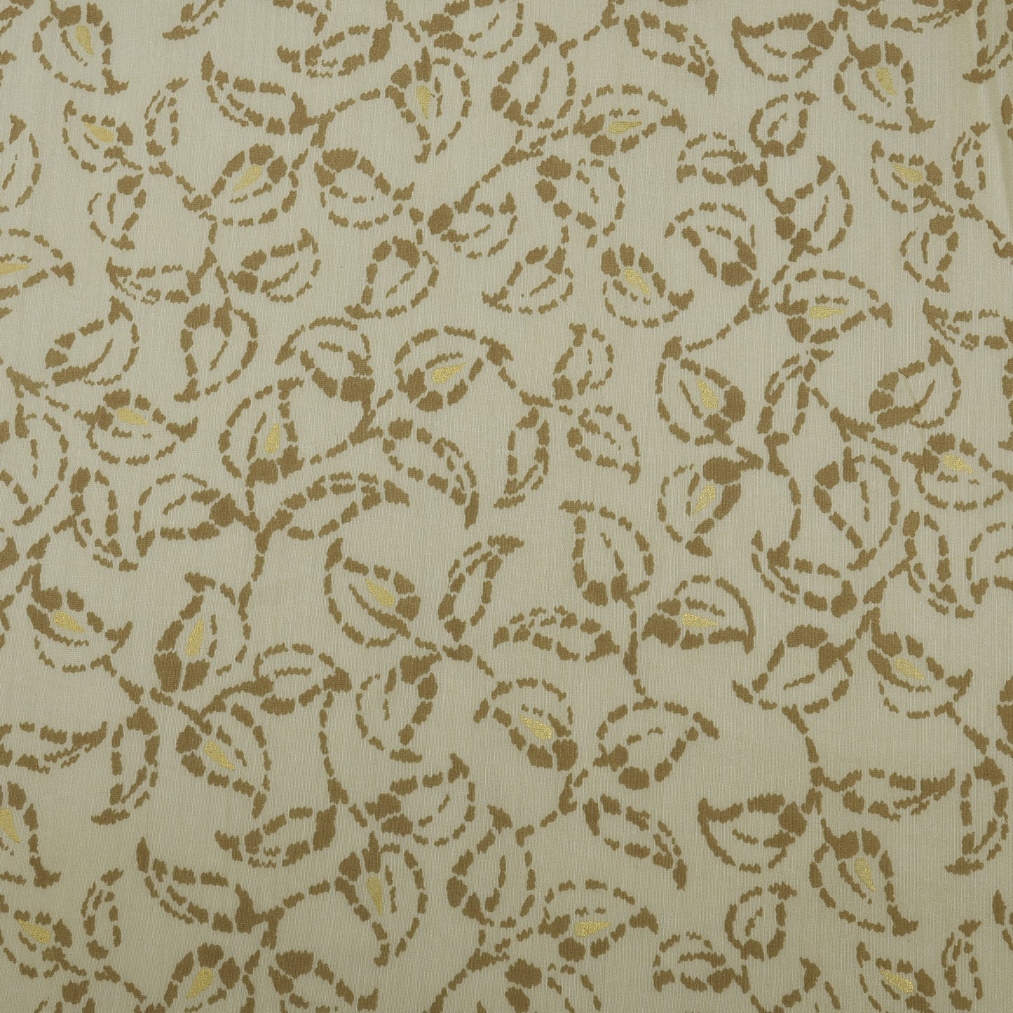Chanderi Foil Print Fabric