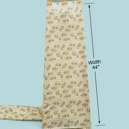 Chanderi Foil Print Fabric
