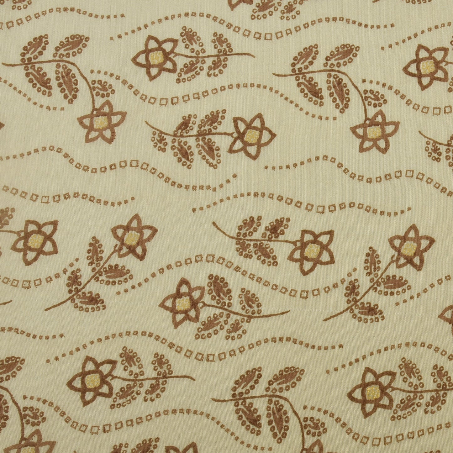 Chanderi Foil Print Fabric