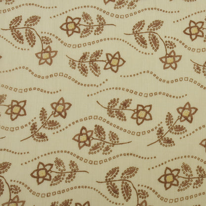 Chanderi Foil Print Fabric