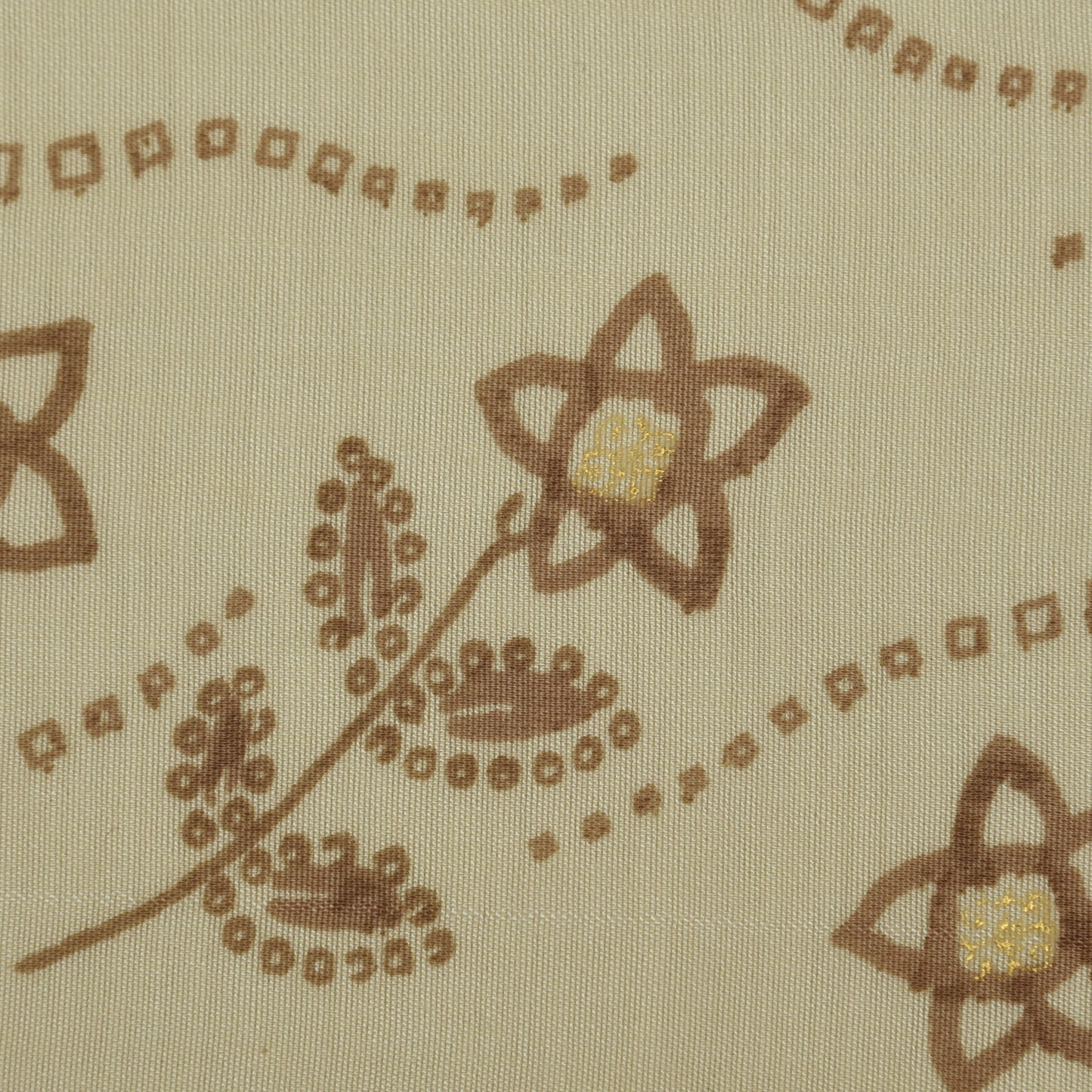 Chanderi Foil Print Fabric