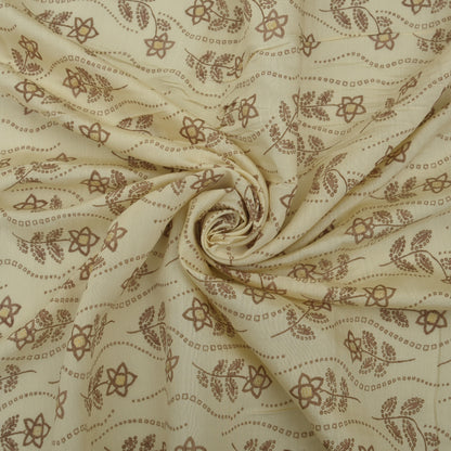 Chanderi Foil Print Fabric
