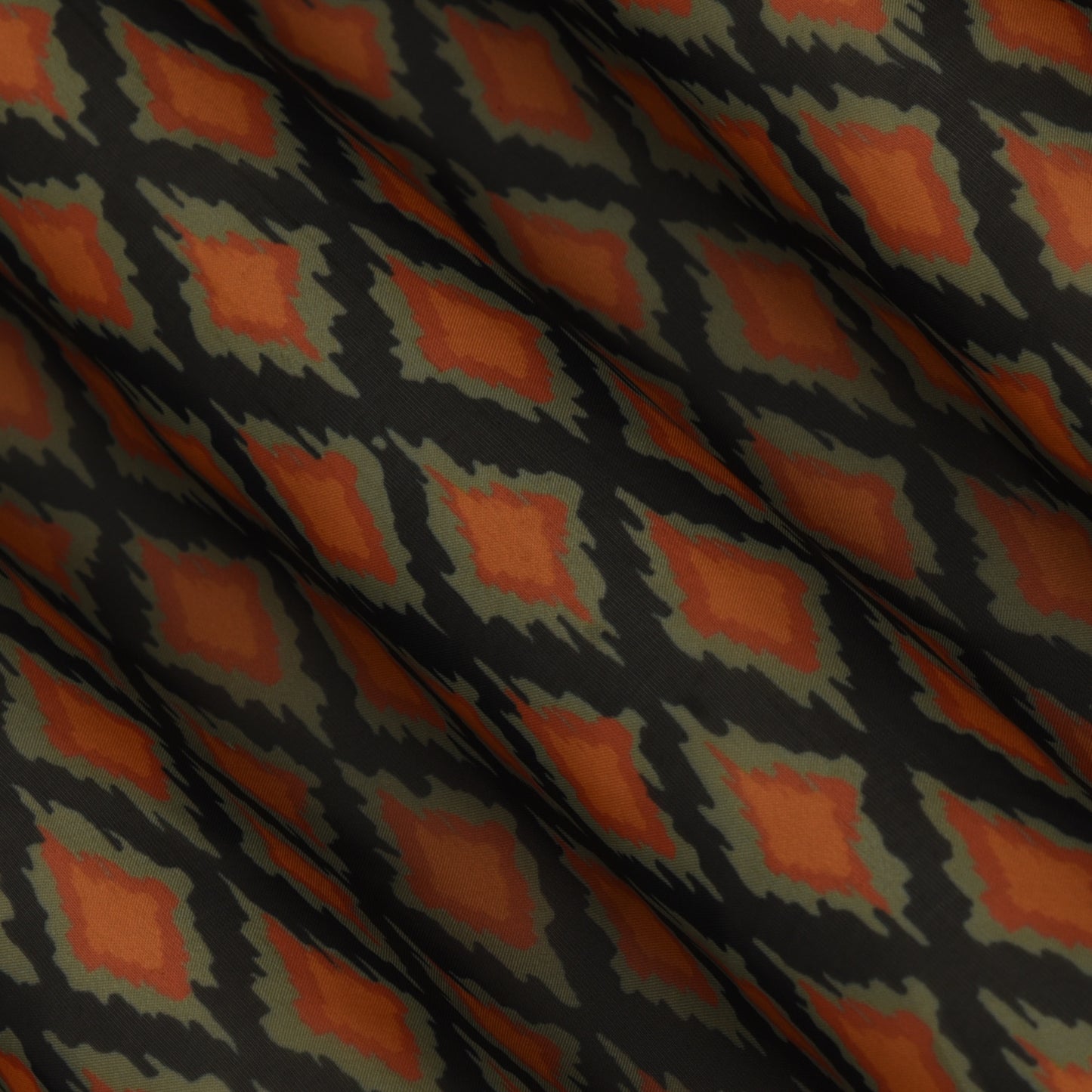 Multicolor Organza Print Fabric