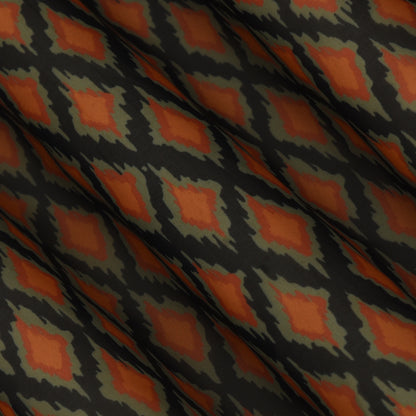 Multicolor Organza Print Fabric