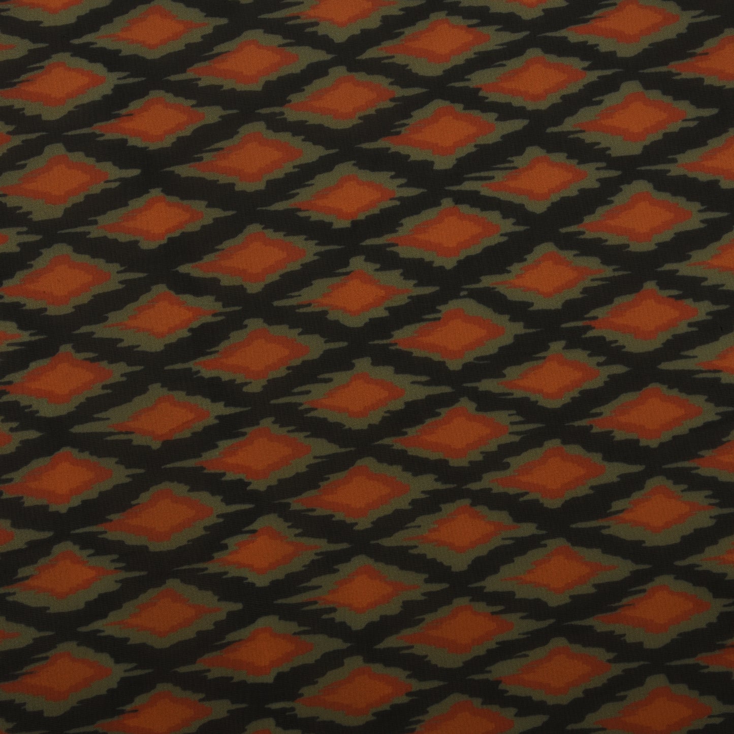 Multicolor Organza Print Fabric