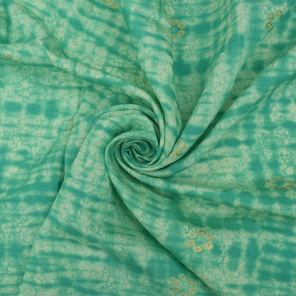 Chanderi Foil Print Fabric