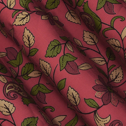 Chanderi Foil Print Fabric