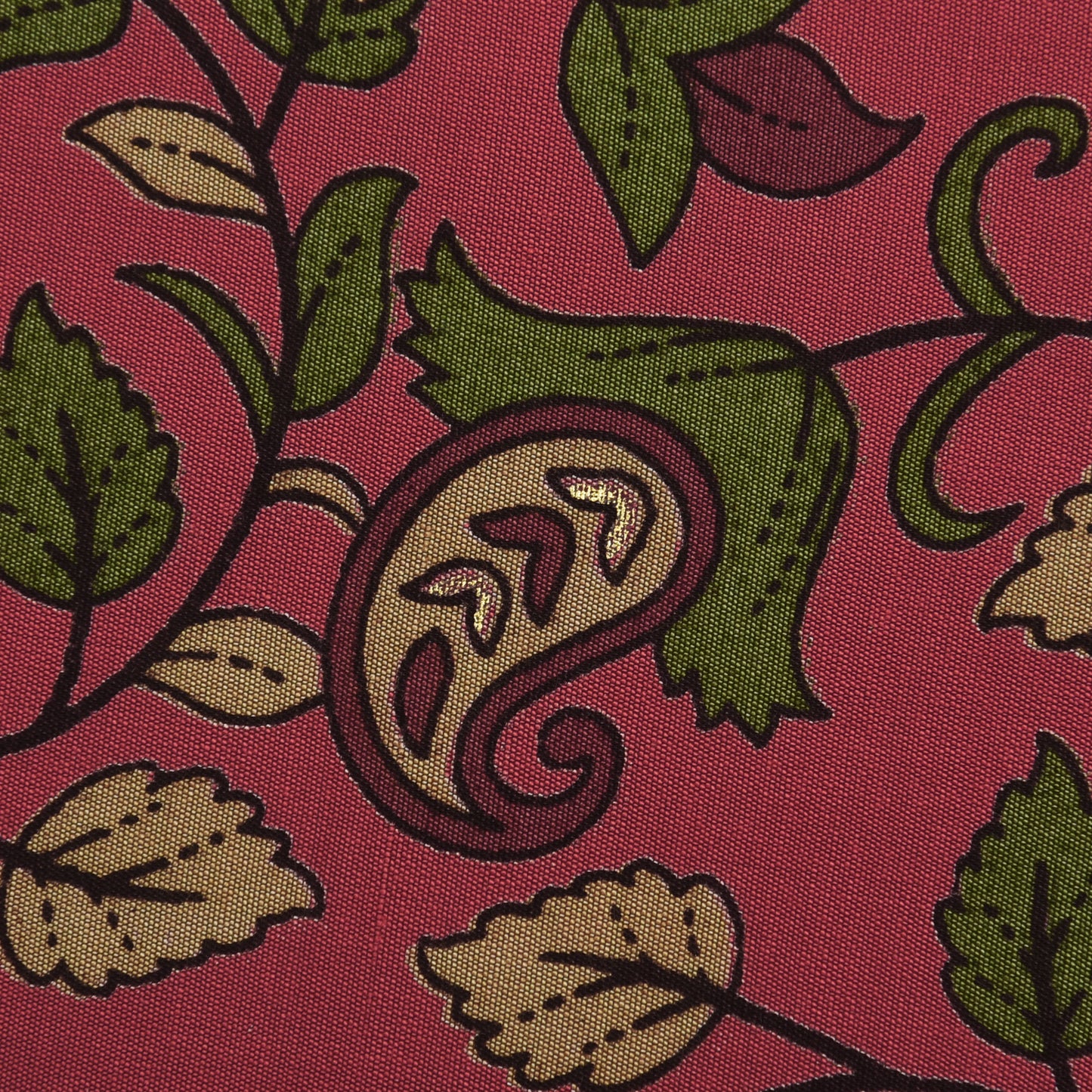 Chanderi Foil Print Fabric