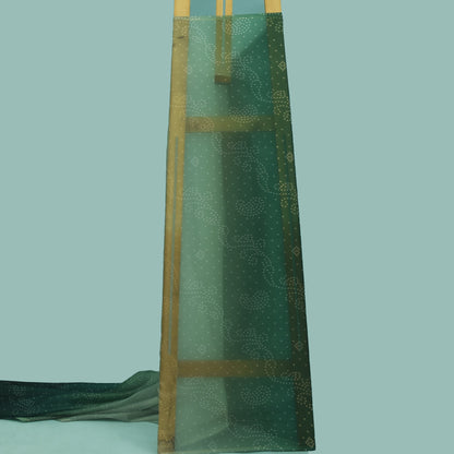 Multicolor Satin Organza Print Fabric