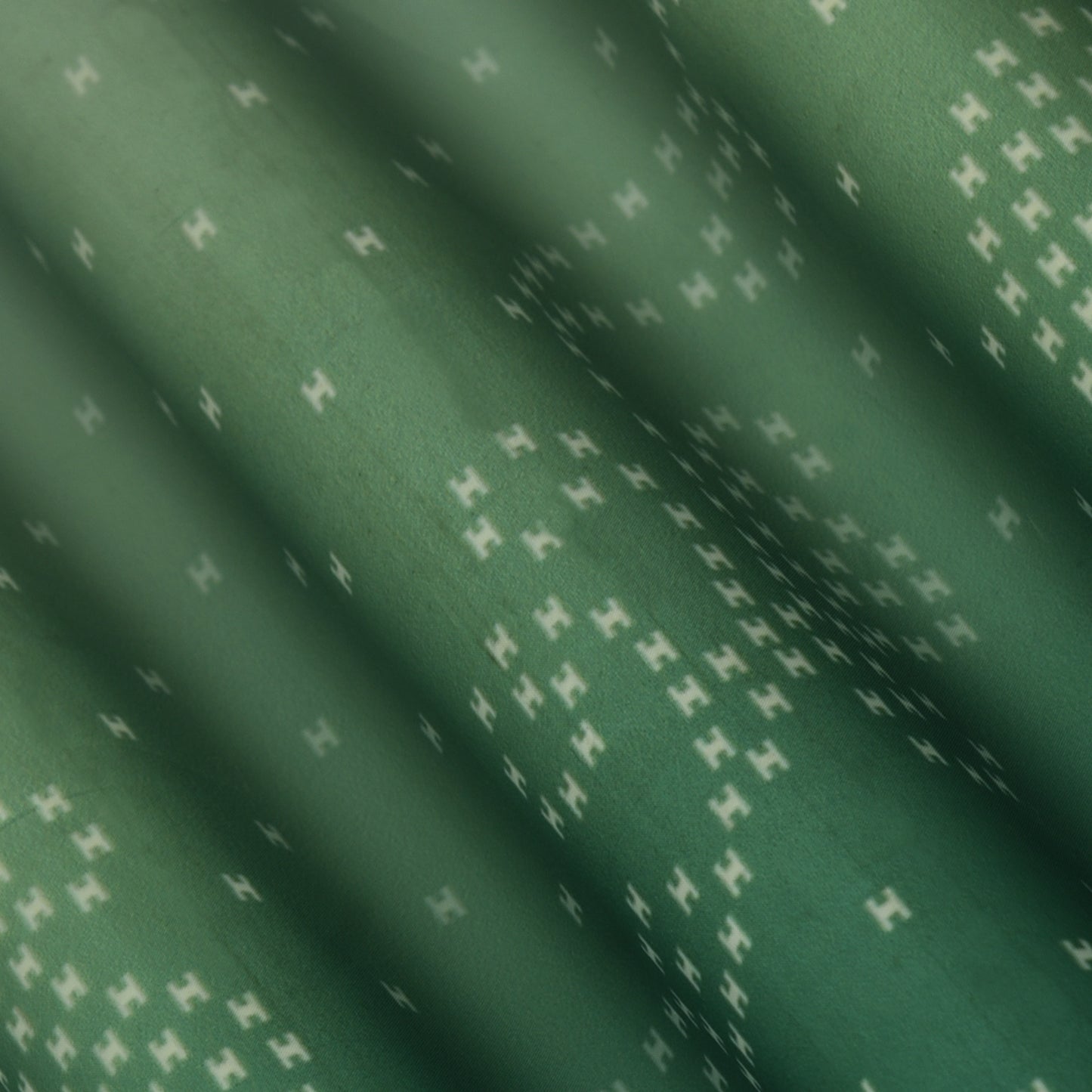 Multicolor Satin Organza Print Fabric