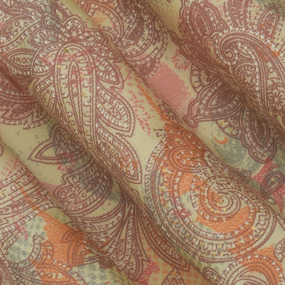 Chanderi Foil Print Fabric