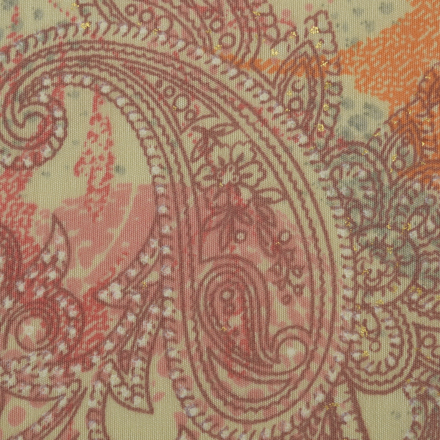 Chanderi Foil Print Fabric