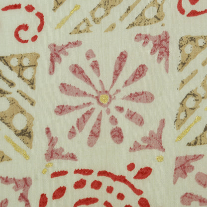 Chanderi Foil Print Fabric