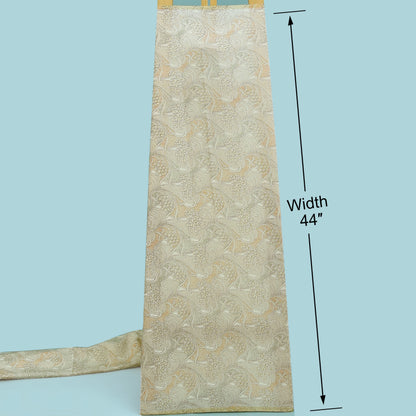 Chanderi Foil Print Fabric