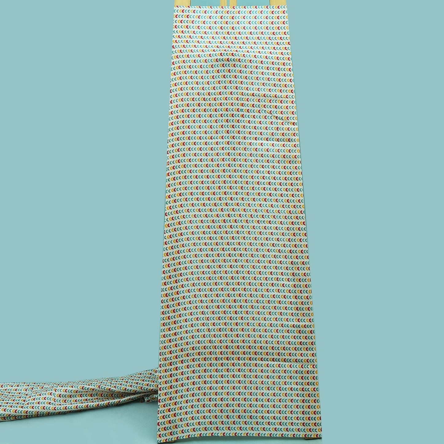 Multicolor Chanderi Print Fabric