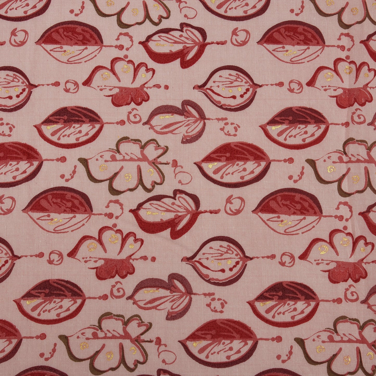 Chanderi Foil Print Fabric