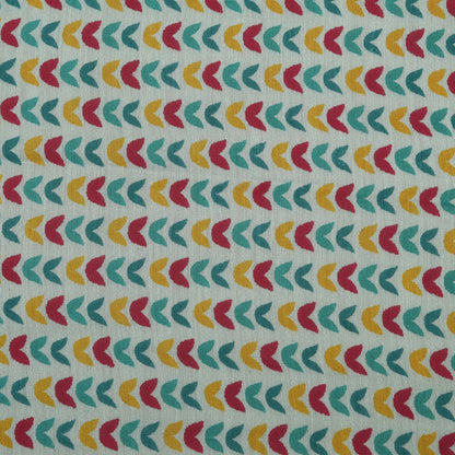 Multicolor Chanderi Print Fabric