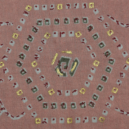 Chanderi Foil Print Fabric