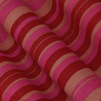 Multicolor Chanderi Print Fabric