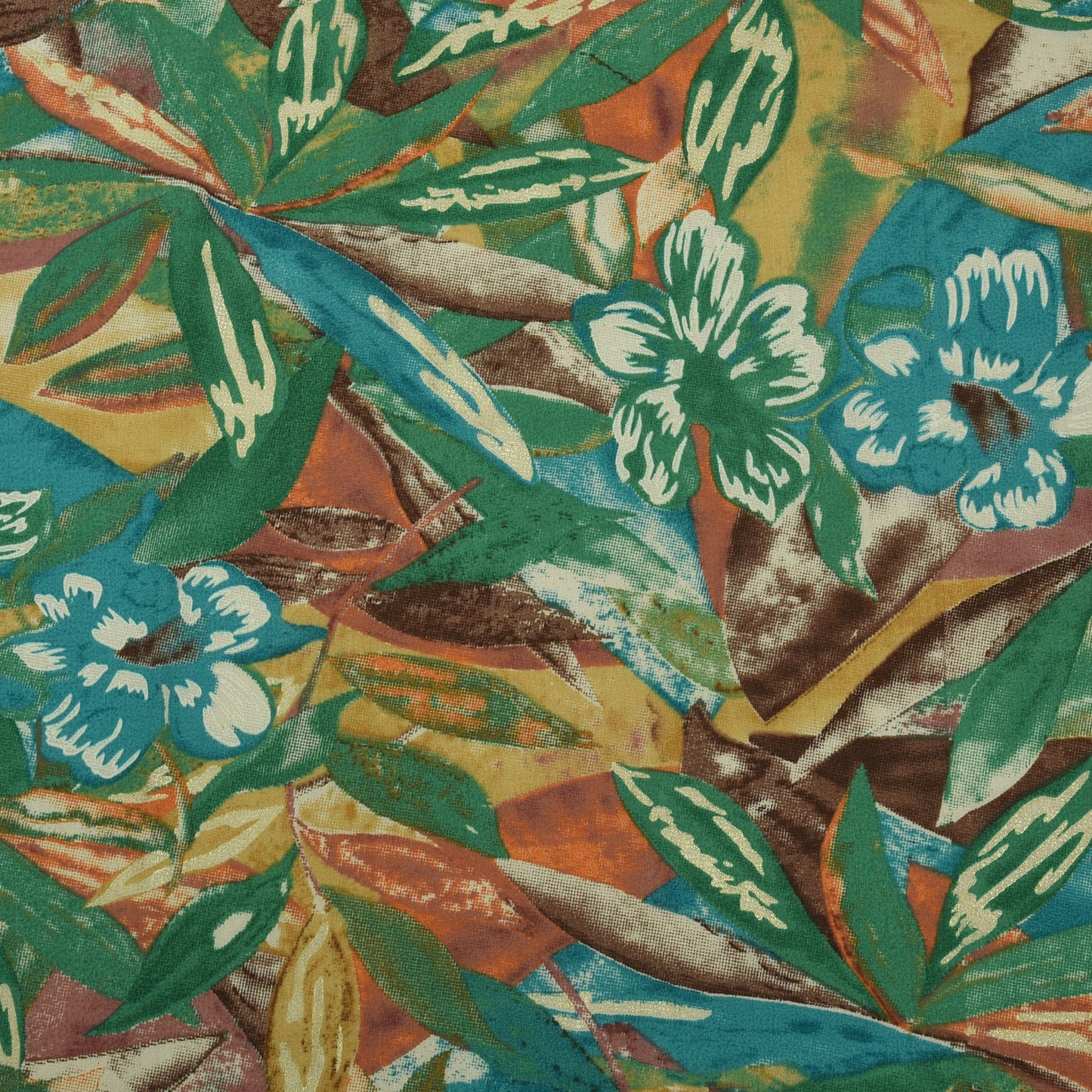 Chanderi Foil Print Fabric