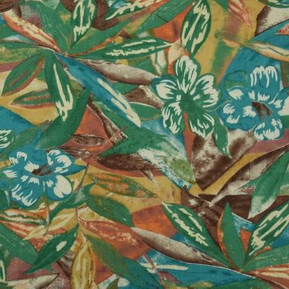 Chanderi Foil Print Fabric