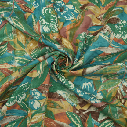 Chanderi Foil Print Fabric