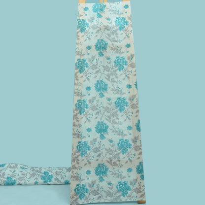 Multicolor Chanderi Print Fabric