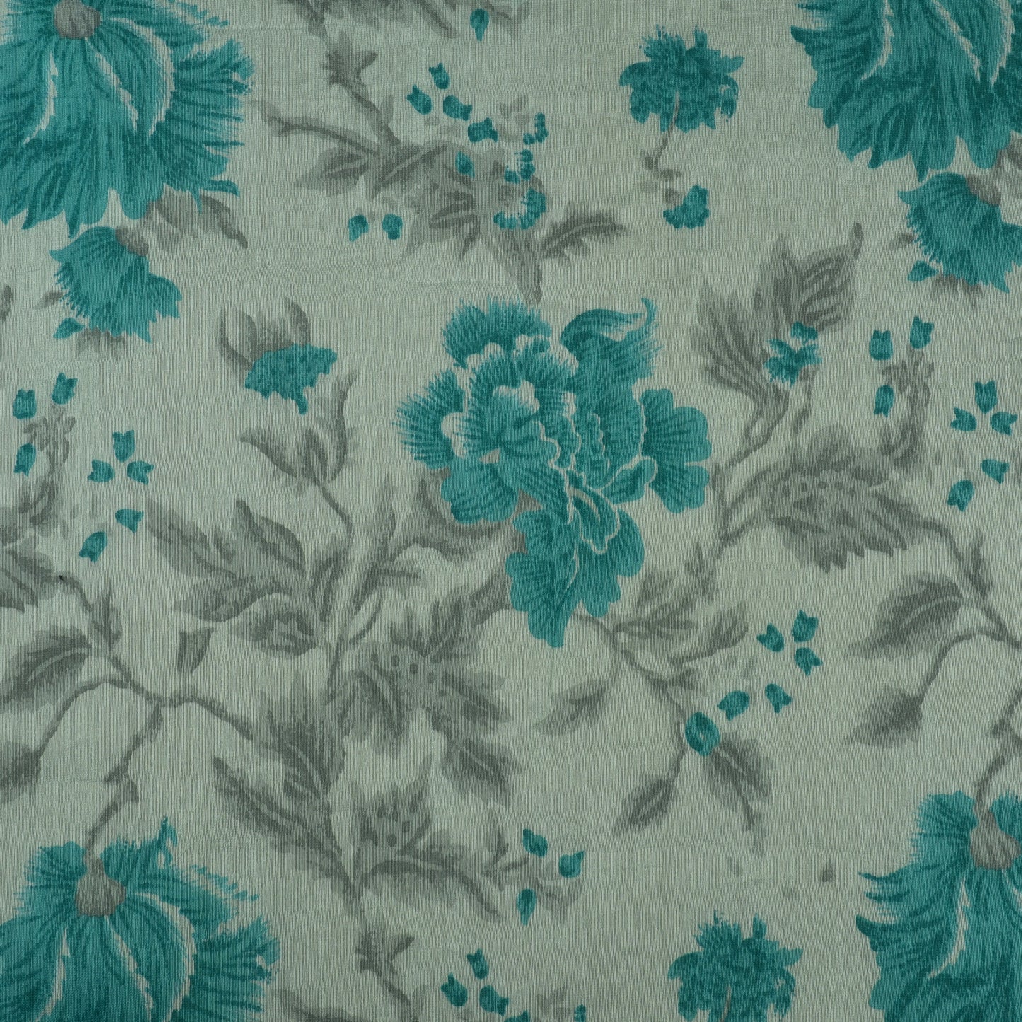 Multicolor Chanderi Print Fabric