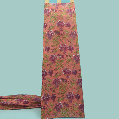 Multicolor Chanderi Print Fabric