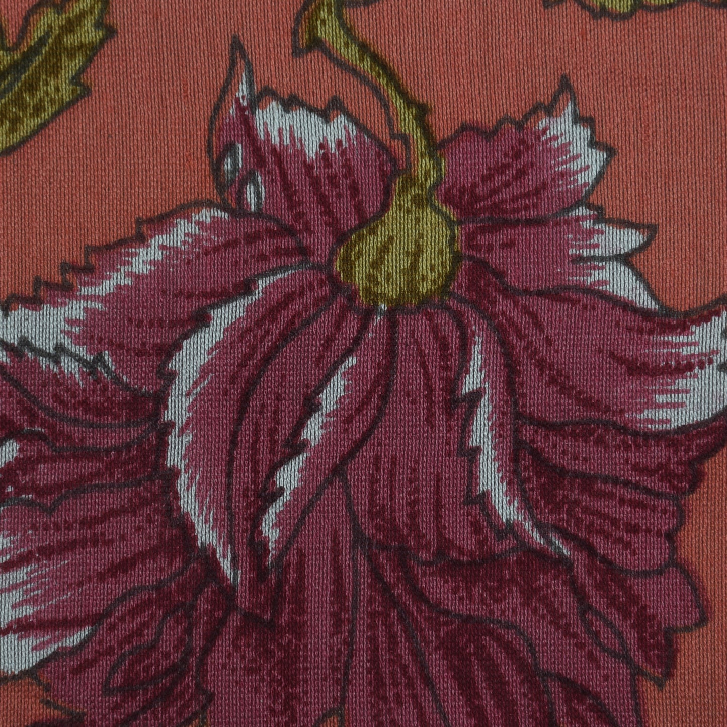 Multicolor Chanderi Print Fabric