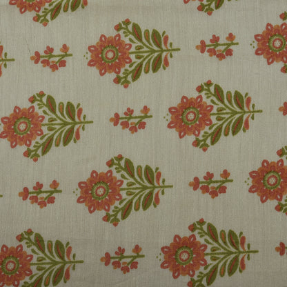 Multicolor Chanderi Print Fabric
