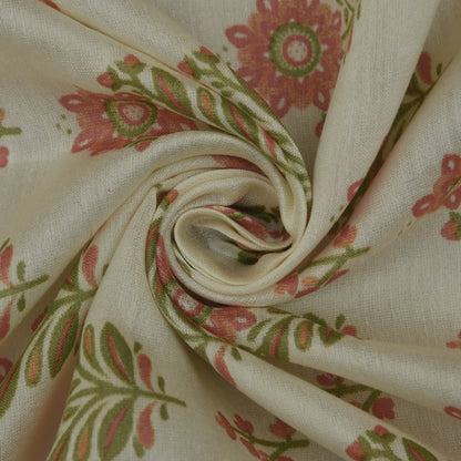 Multicolor Chanderi Print Fabric