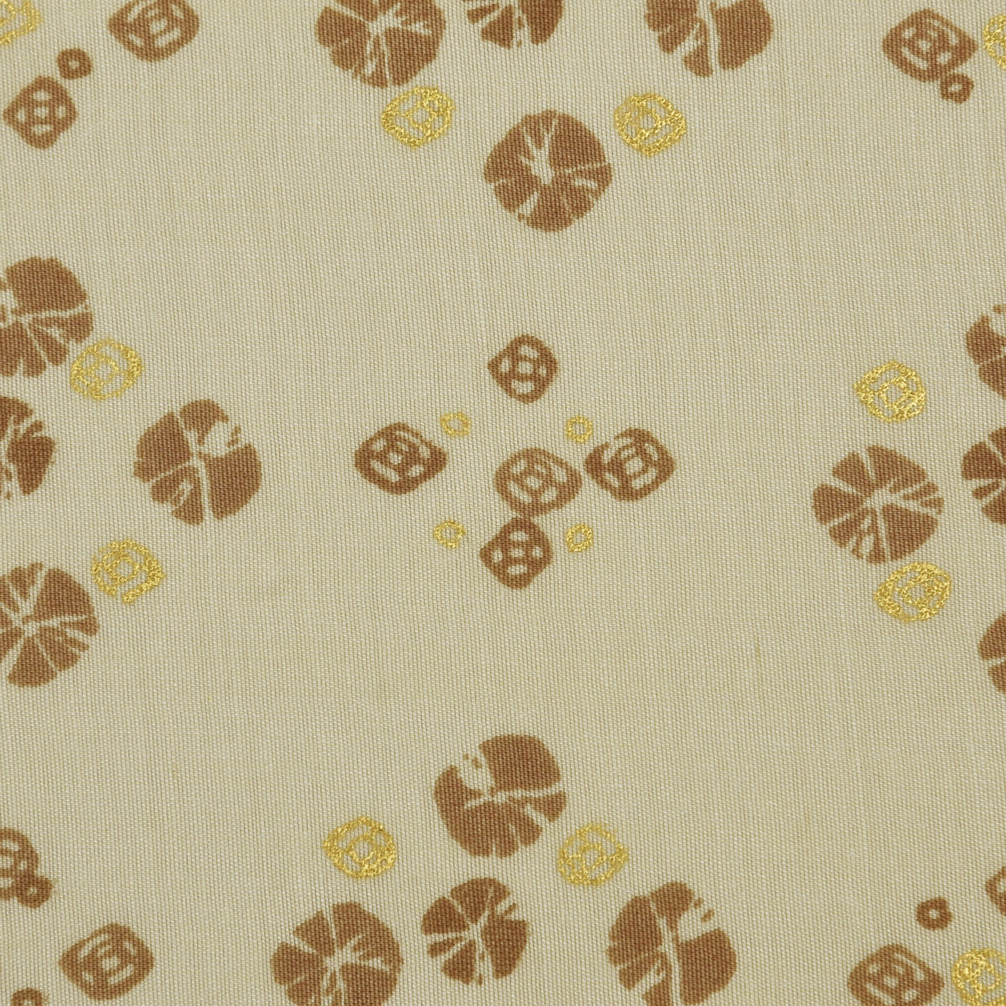 Chanderi Foil Print Fabric