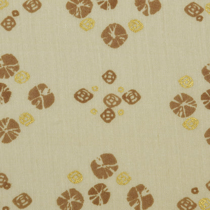 Chanderi Foil Print Fabric