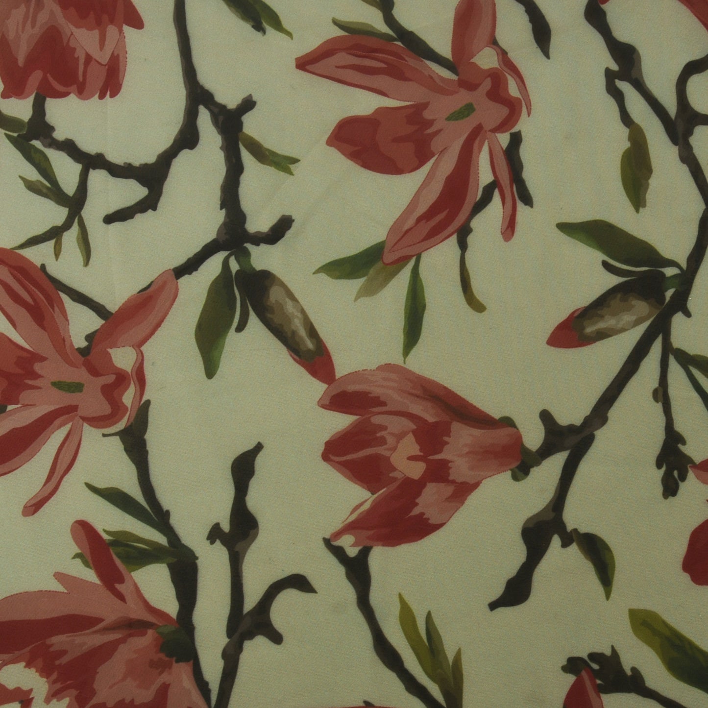 Multicolor Organza Print Fabric