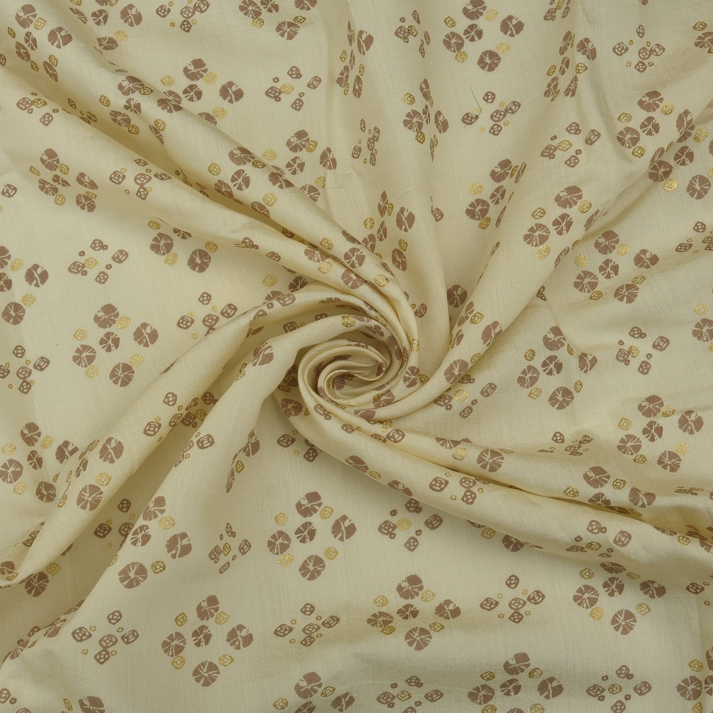 Chanderi Foil Print Fabric