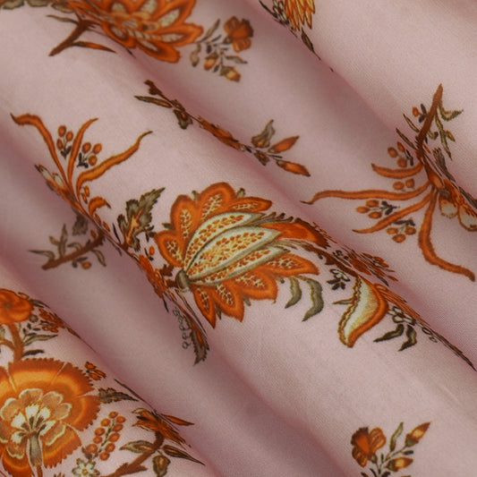 Multicolor Organza Print Fabric