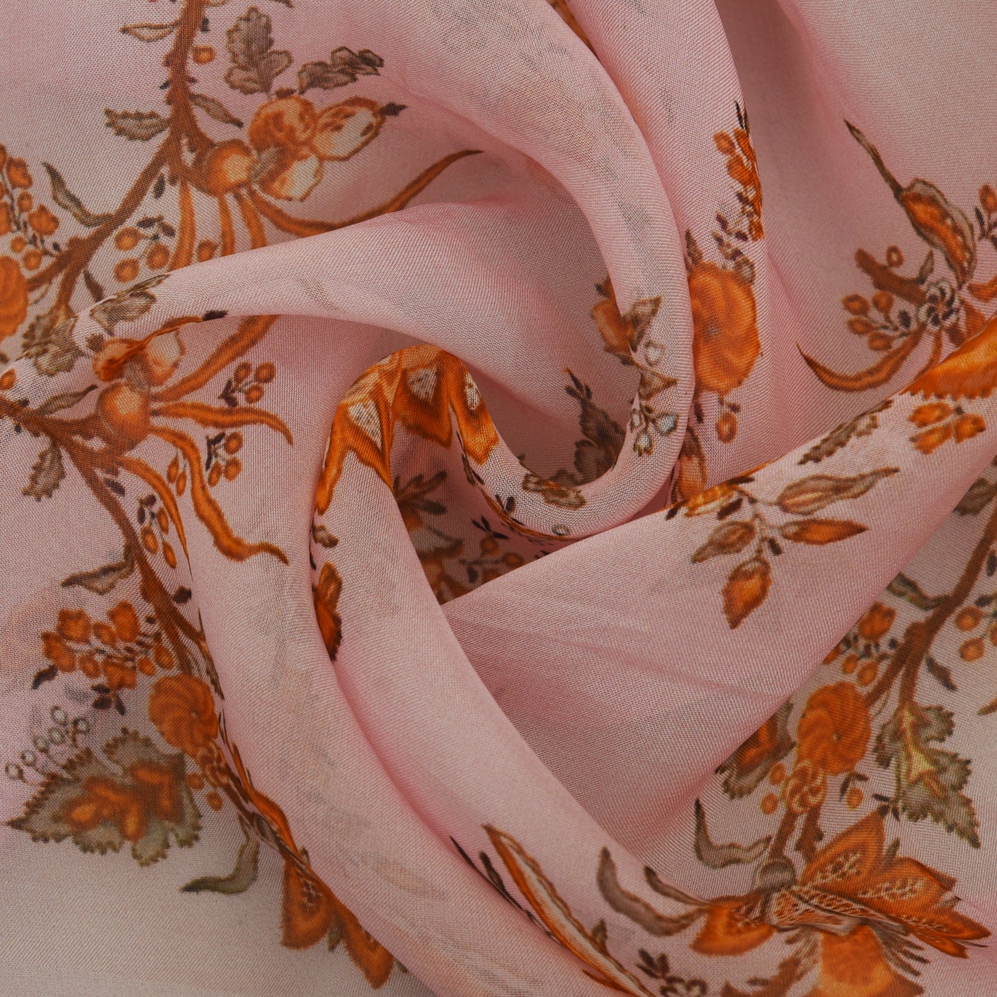 Multicolor Organza Print Fabric