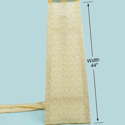 Chanderi Foil Print Fabric