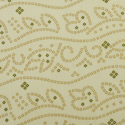 Chanderi Foil Print Fabric