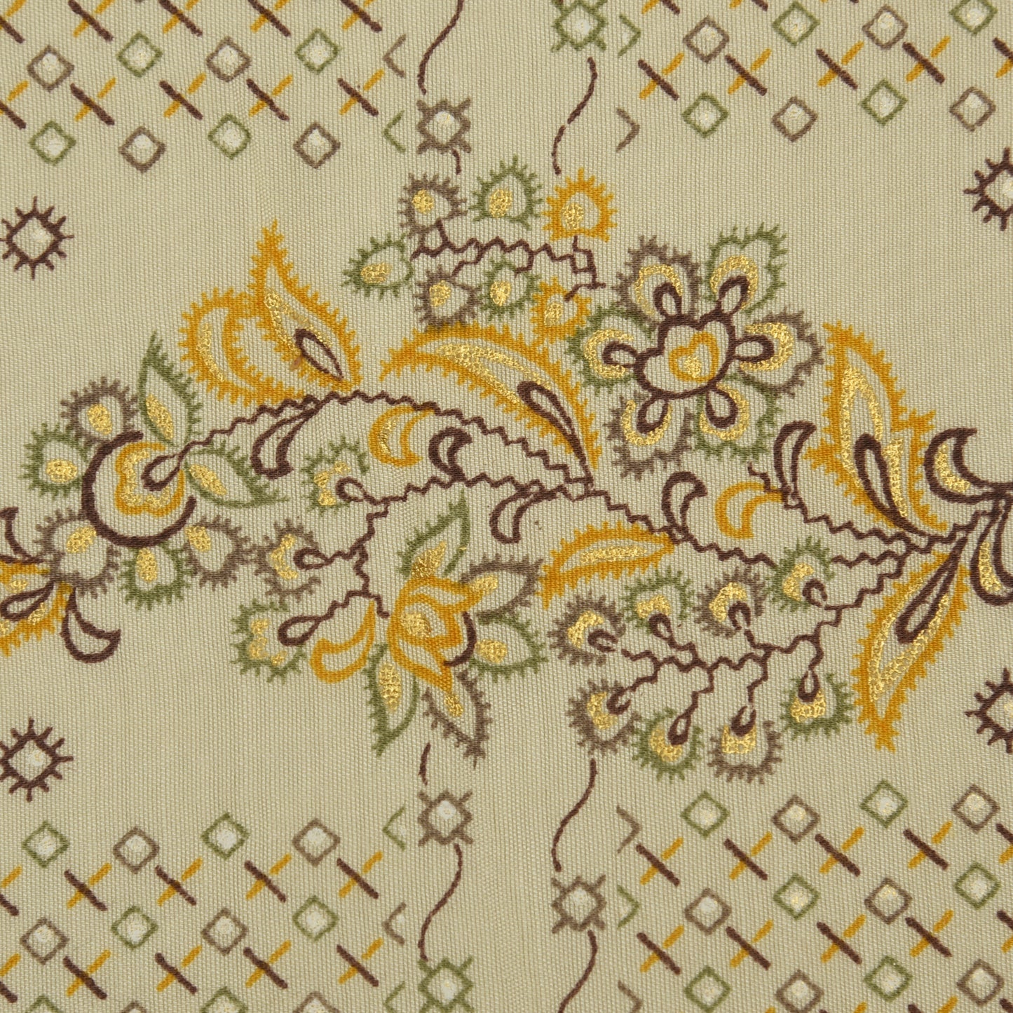 Chanderi Foil Print Fabric