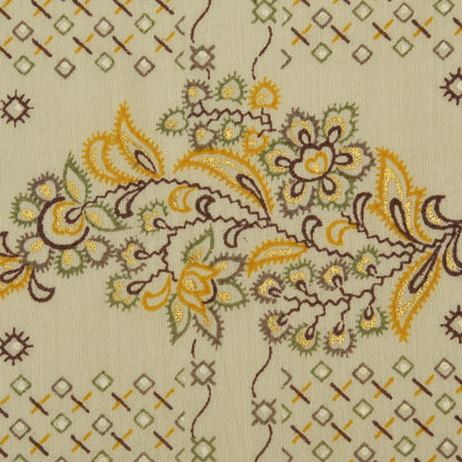 Chanderi Foil Print Fabric