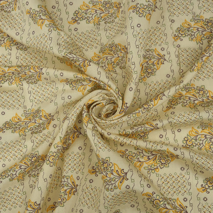 Chanderi Foil Print Fabric