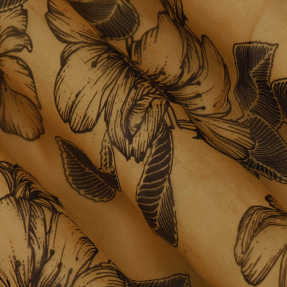 Multicolor Organza Print Fabric