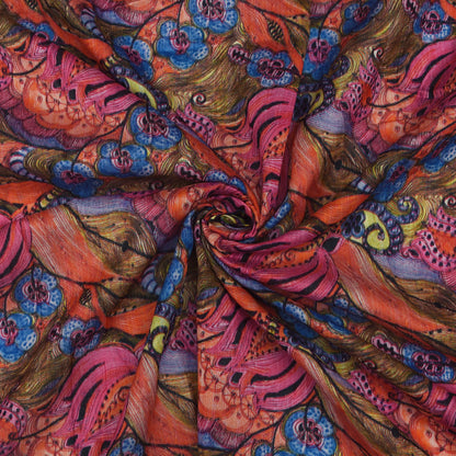 Chanderi Print Fabric