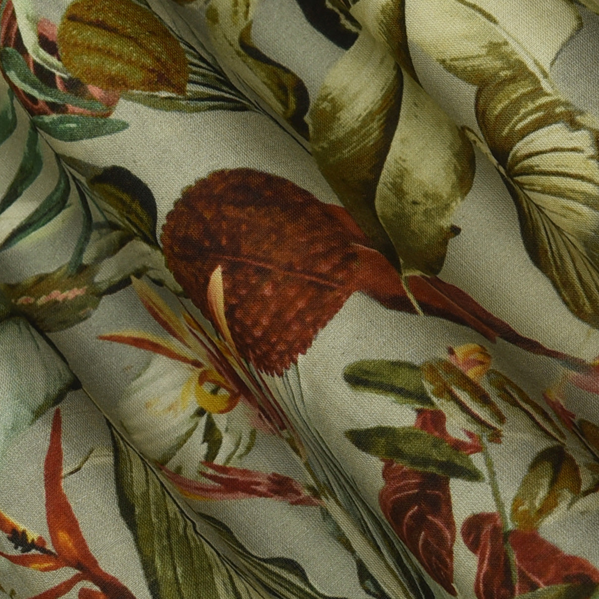 Silk Chanderi Print Fabric