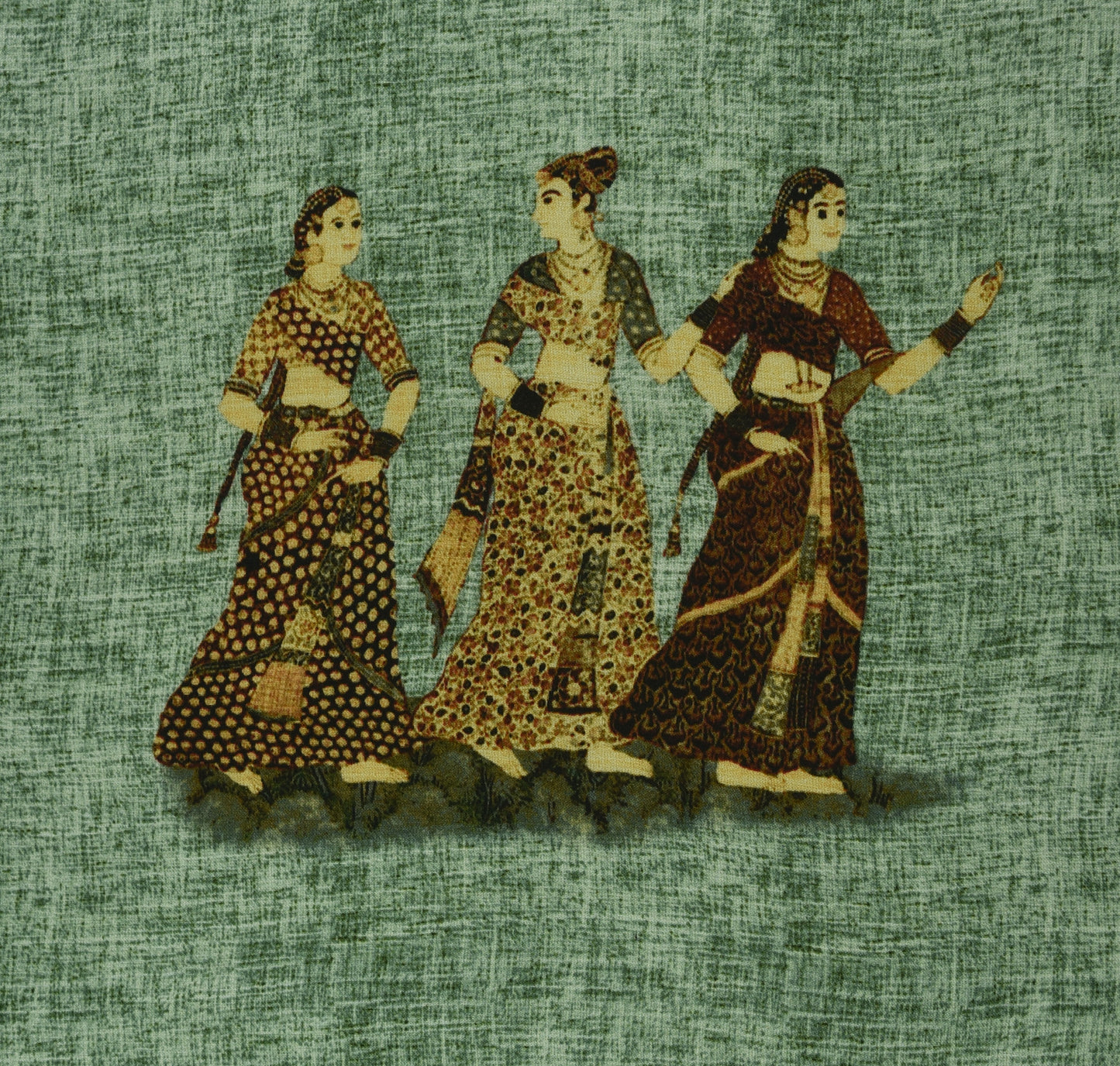 Multicolor Modal Satin Hydra Print Fabric