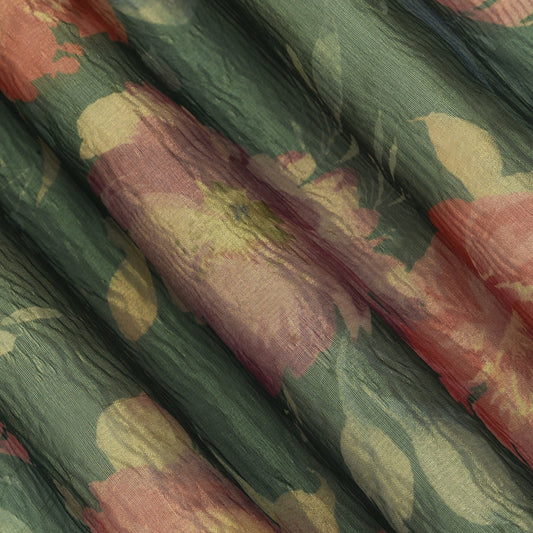 Crush Tissue Print Fabric